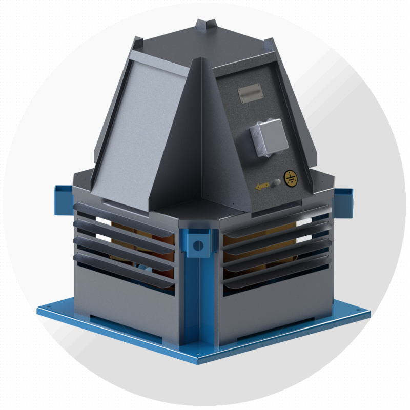 Крышные вентиляторы ВКРС