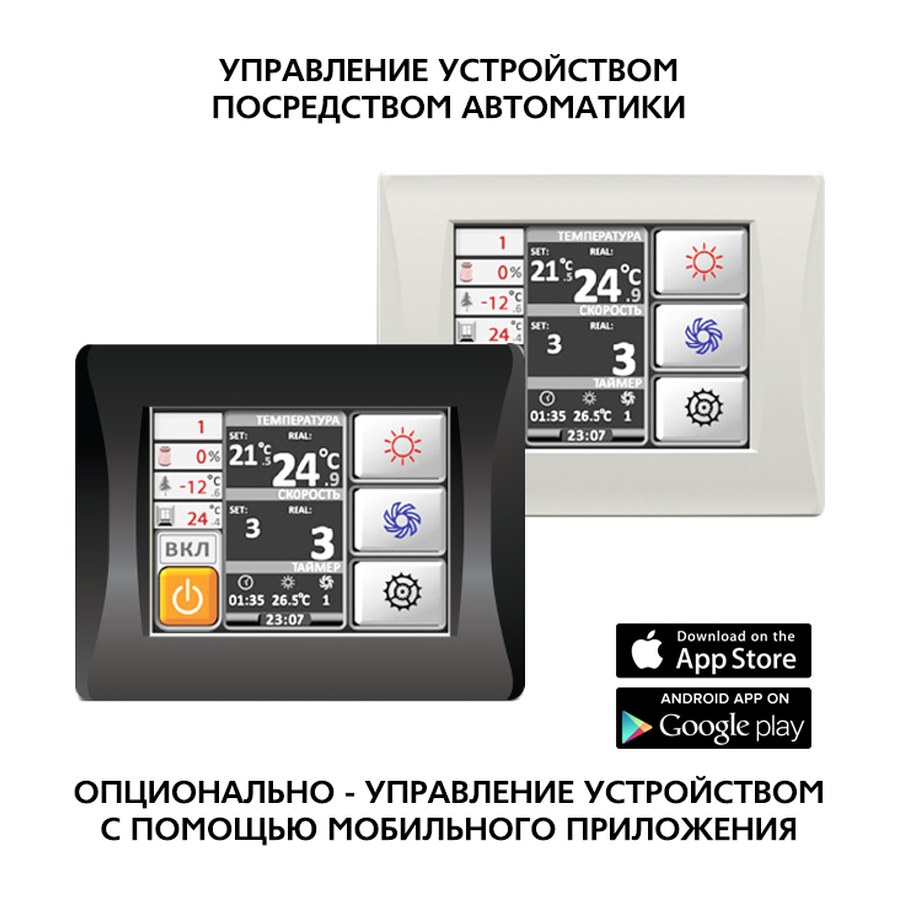 Приточная установка ФЬОРДИ ВПУ-800 EC-6-380-2-GTC