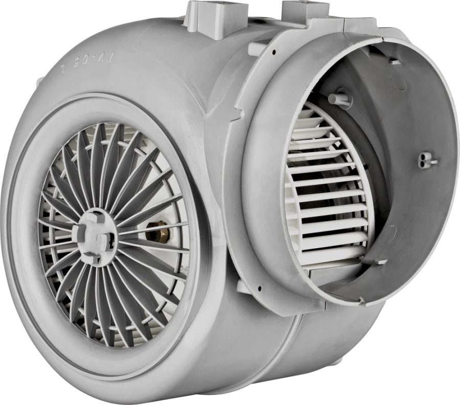 Радиальный вентилятор улитка двухстороннего всасывания BPS-B 150-100, пластиковый корпус