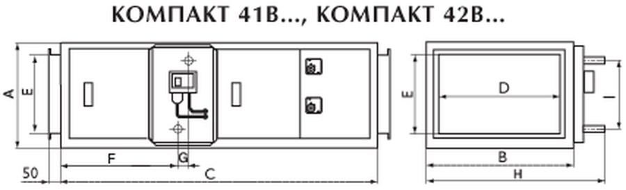Приточные установки Компакт 417B3 EC3