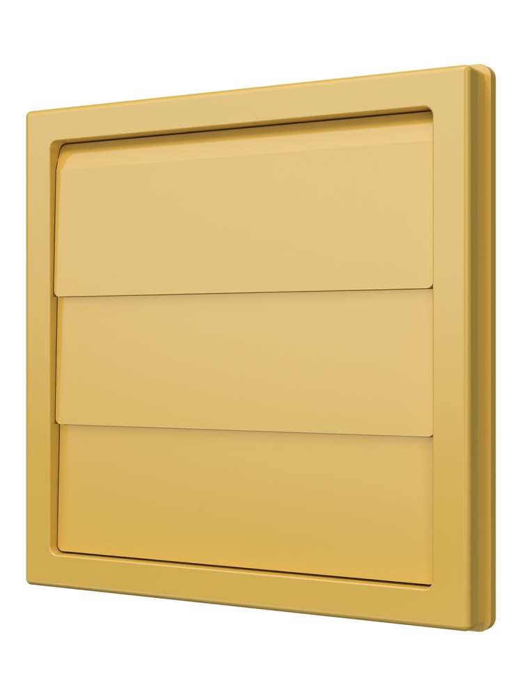 Выход стенной КФ фланец D100 жалюзи 150x150 ASA Beige ERA STREETLINE