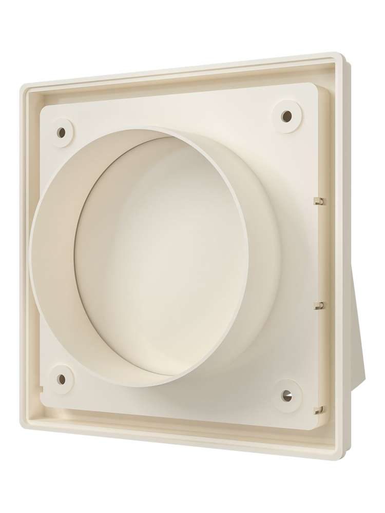 Выход стенной КФВ фланец D100 обратный клапан 150x150 ASA Ivory ERA STREETLINE