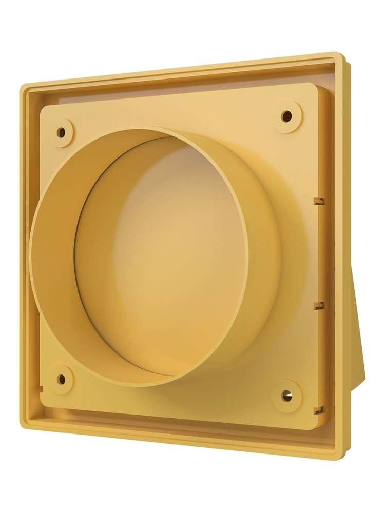 Выход стенной КФВ фланец D100 обратный клапан 150x150 ASA Beige ERA STREETLINE