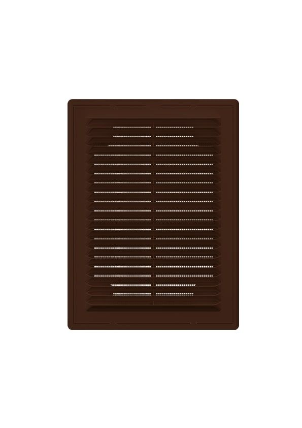 Решетка вентиляционная Р сетка разъемная 150х200 пластик Brown ERA