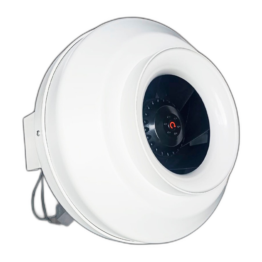 Вентилятор канальный ТИХОНЯ ВКК-200П в пластиковом корпусе
