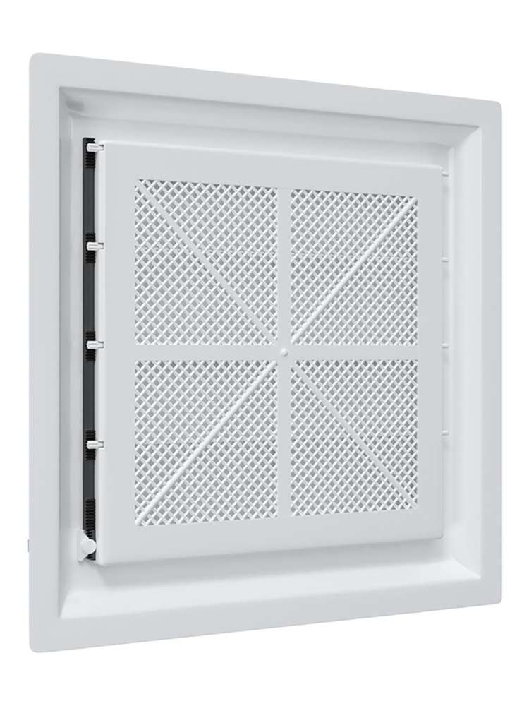 Решетка вентиляционная AIRVENT регулируемая жалюзи 281х281 пластик ERA