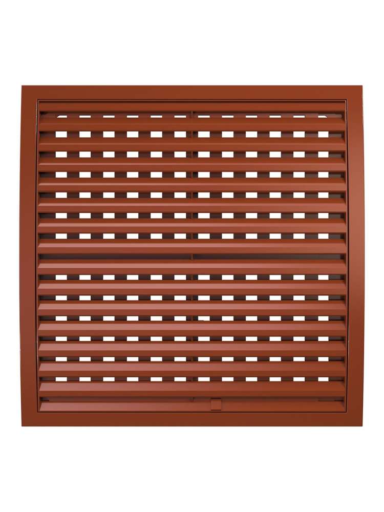 Решетка вентиляционная РРПН разъемная регулируемая 350х350 ASA Terracotta ERA STREETLINE