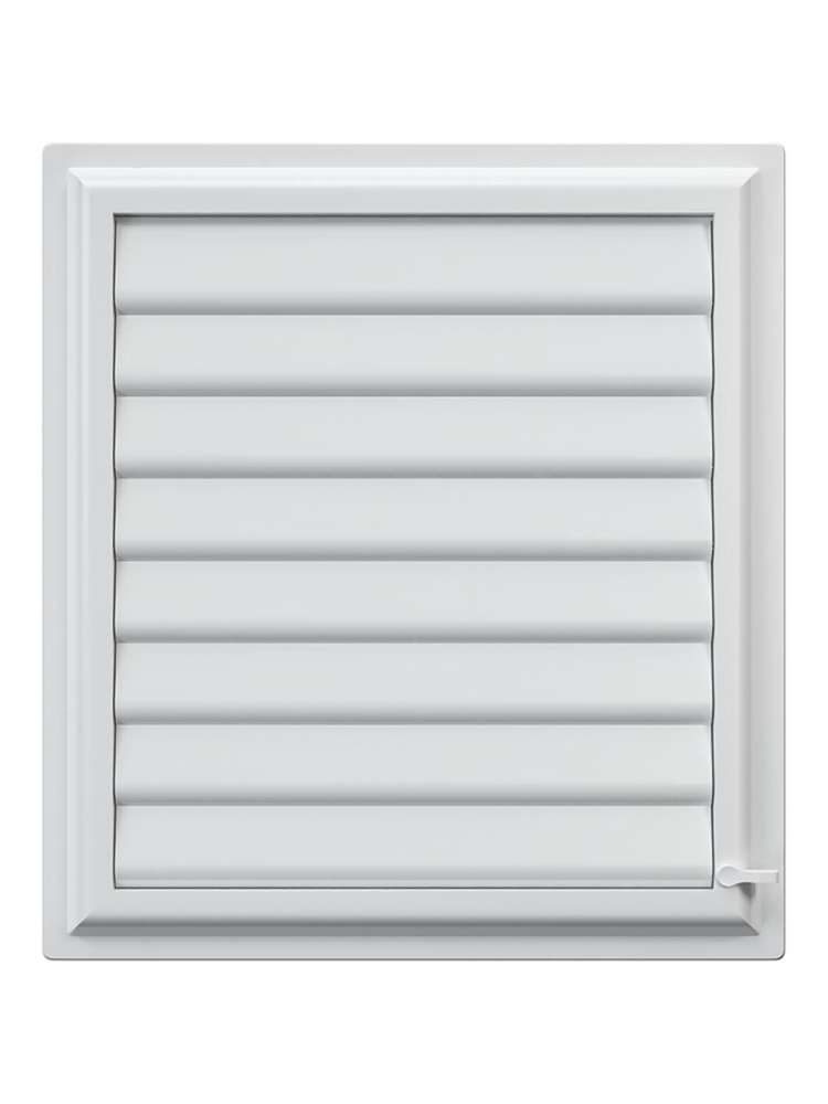 Решетка вентиляционная AIRVENT регулируемая жалюзи 402х442 пластик ERA