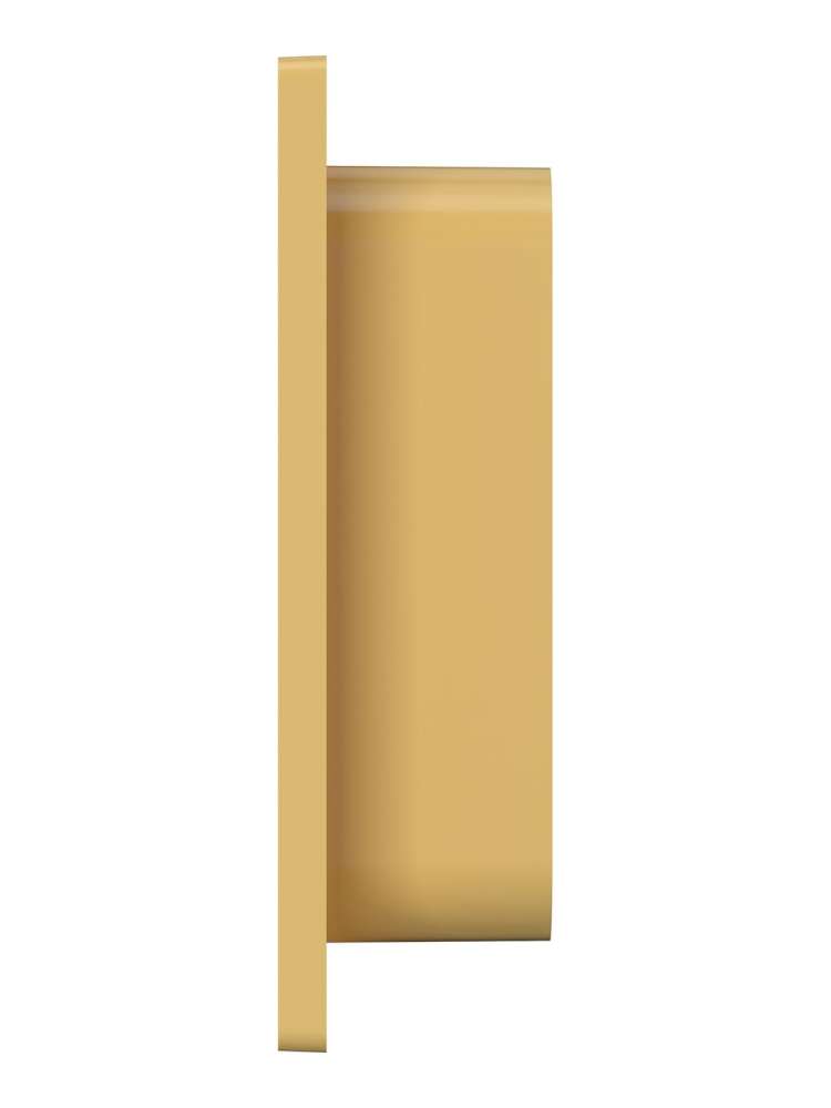 Решетка вентиляционная ДП фланец 420х73 переточная 450х91 пластик Beige ERA
