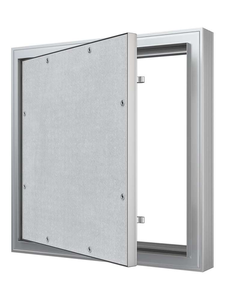 Люк ревизионный D C ERAmo Comfort 200х300 скрытый монтаж усиленная петля алюминий EVECS