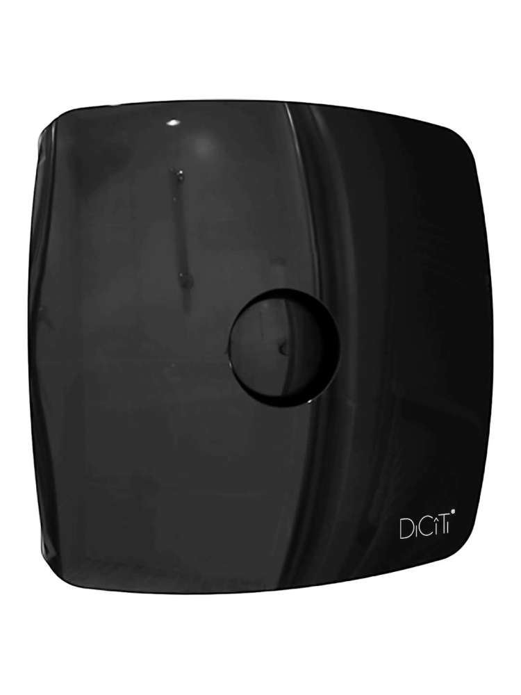 Вентилятор накладной RIO D125 обратный клапан Obsidian DICITI