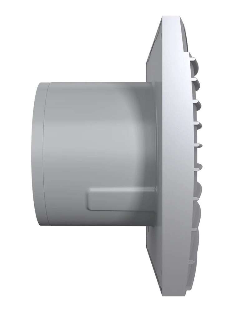 Вентилятор накладной SILENT D100 обратный клапан Gray metal DICITI