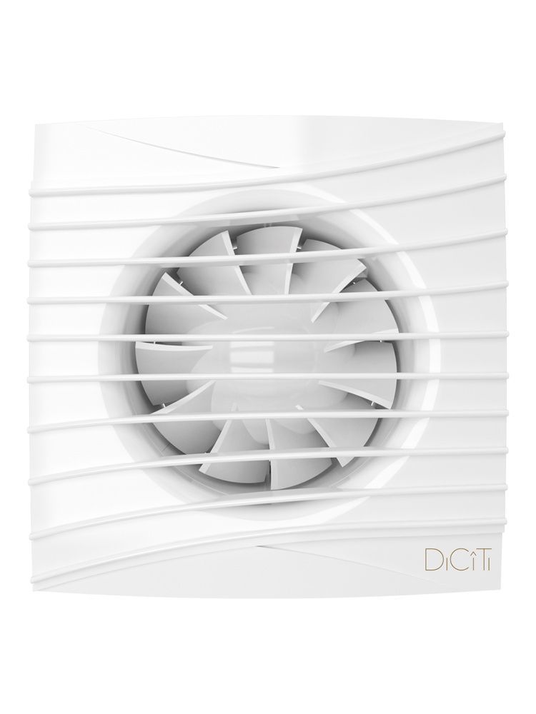 Вентилятор накладной SILENT D125 обратный клапан DICITI