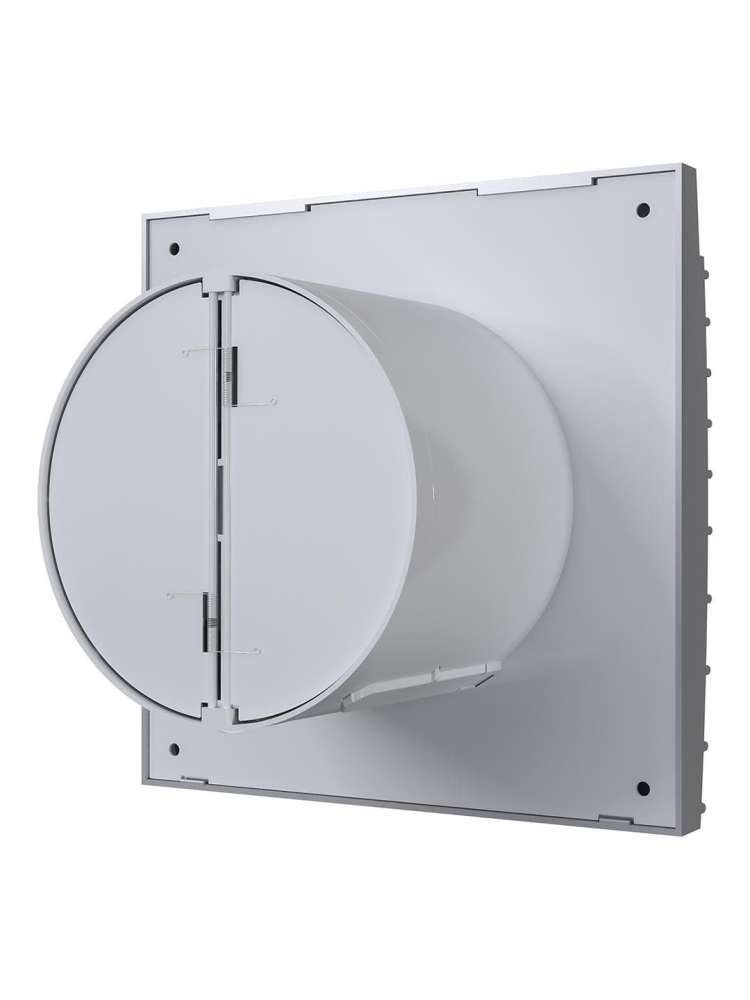 Вентилятор накладной SILENT D125 обратный клапан Gray metal DICITI