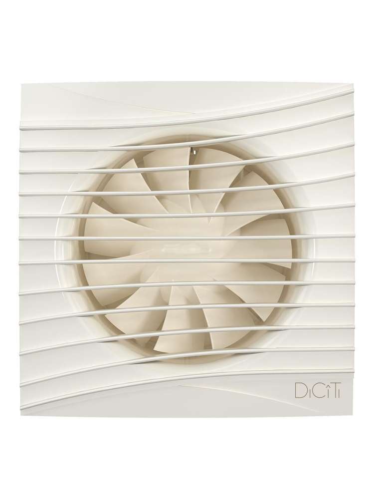 Вентилятор накладной SILENT D125 обратный клапан Ivory DICITI