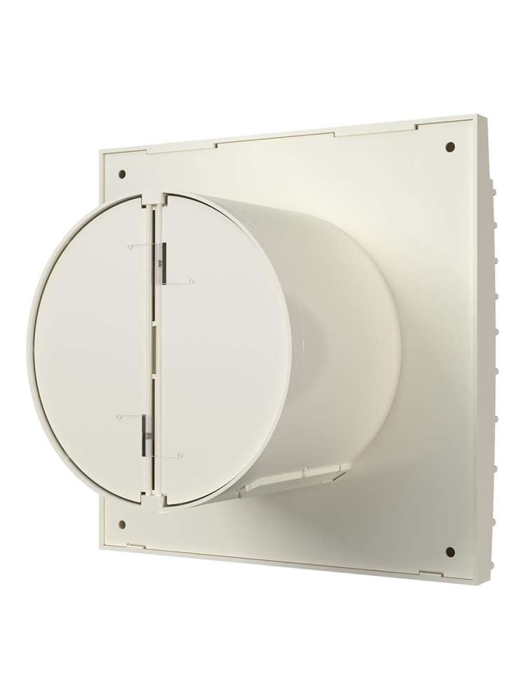 Вентилятор накладной SILENT D125 обратный клапан Ivory DICITI