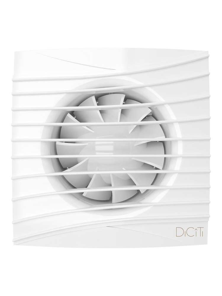 Вентилятор накладной SILENT, обратный клапан, MR, D125, DICITI