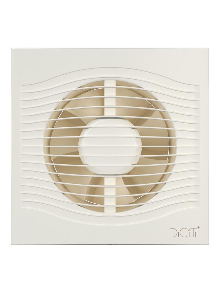 Вентилятор накладной SLIM D125 обратный клапан Ivory DICITI