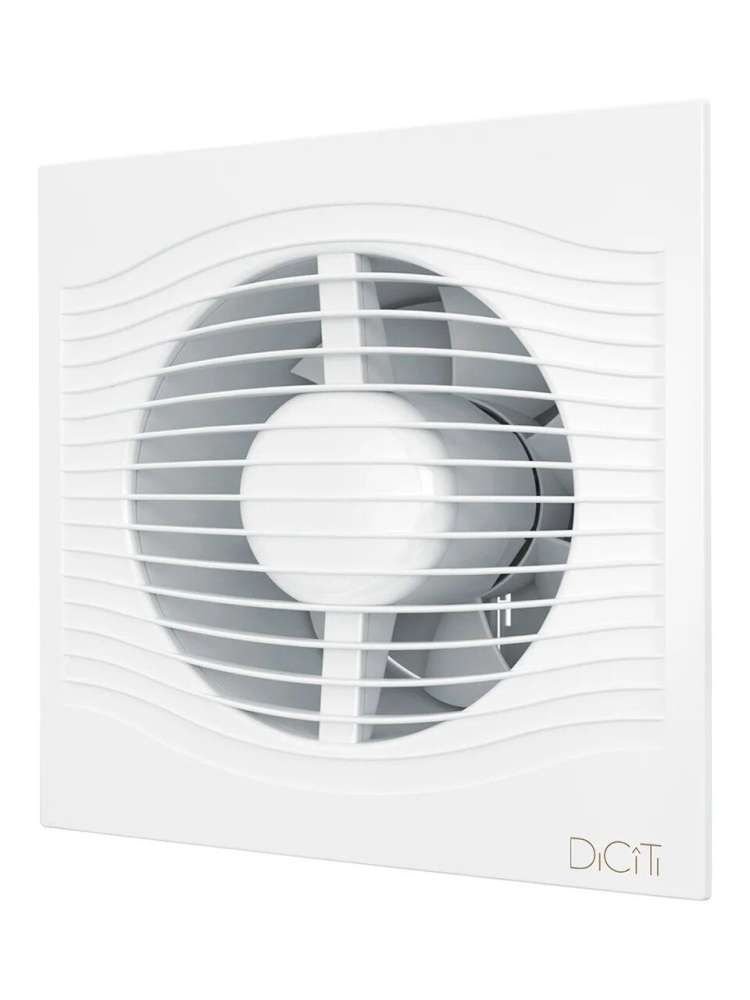 Вентилятор накладной SLIM, обратный клапан, MR, D125, DICITI