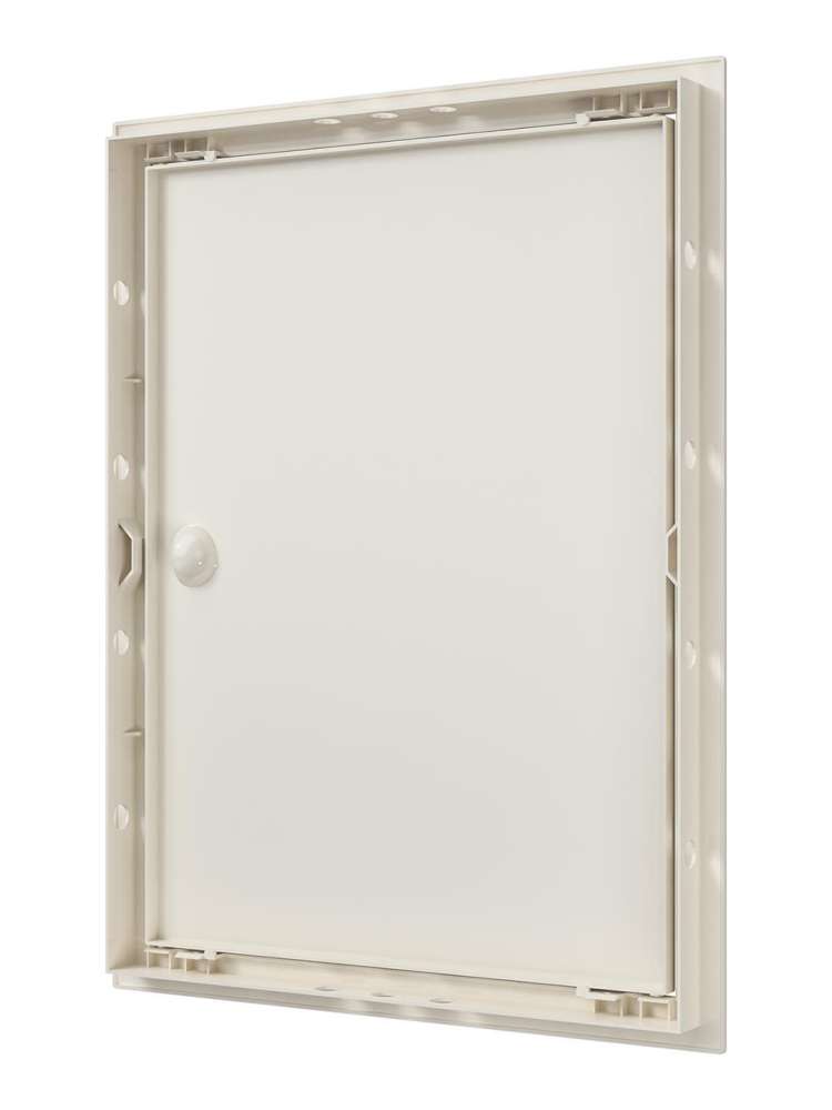 Люк ревизионный ЛР фланец 296х396 ручка 318х418 пластик Ivory EVECS