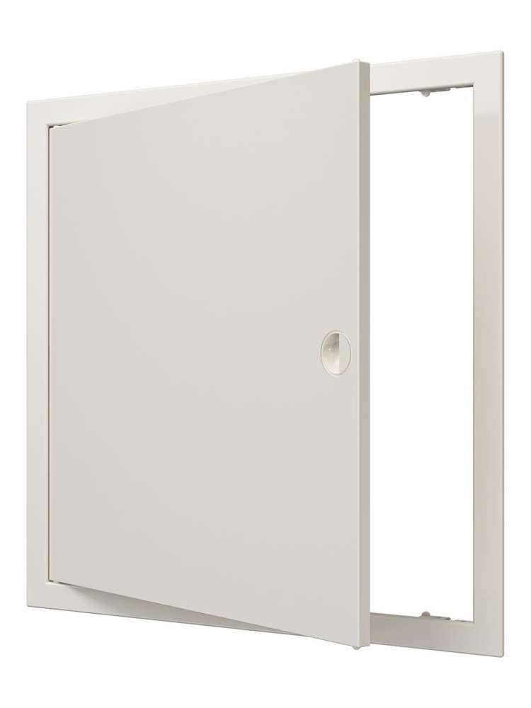 Люк ревизионный ЛР фланец 396х396  ручка 418х418 пластик Ivory EVECS
