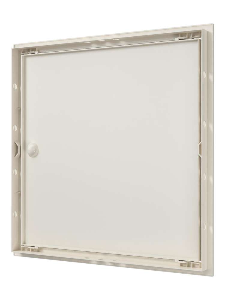 Люк ревизионный ЛР фланец 396х396  ручка 418х418 пластик Ivory EVECS