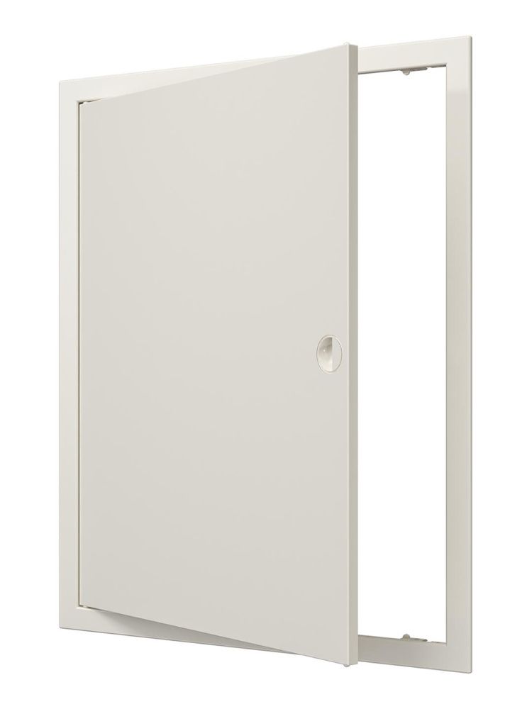 Люк ревизионный ЛР фланец 396х496  ручка 418х518 пластик Ivory EVECS