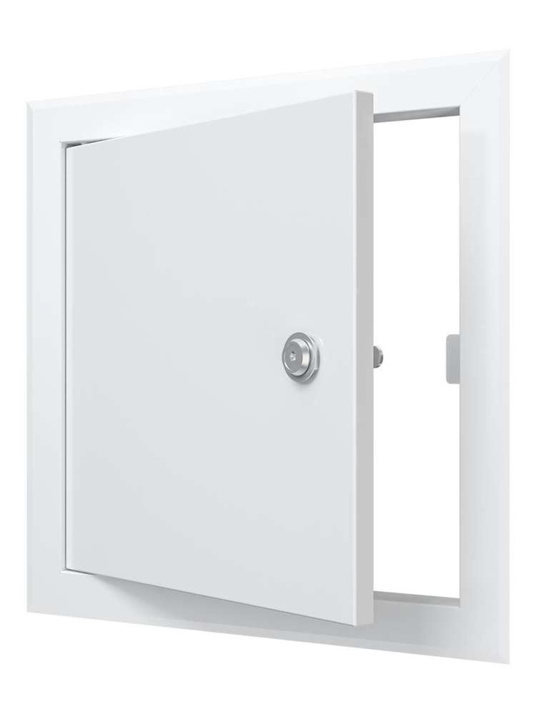 Люк ревизионный ЛТМЗ фланец 200x200 замок 260x260 окрашенная сталь EVECS