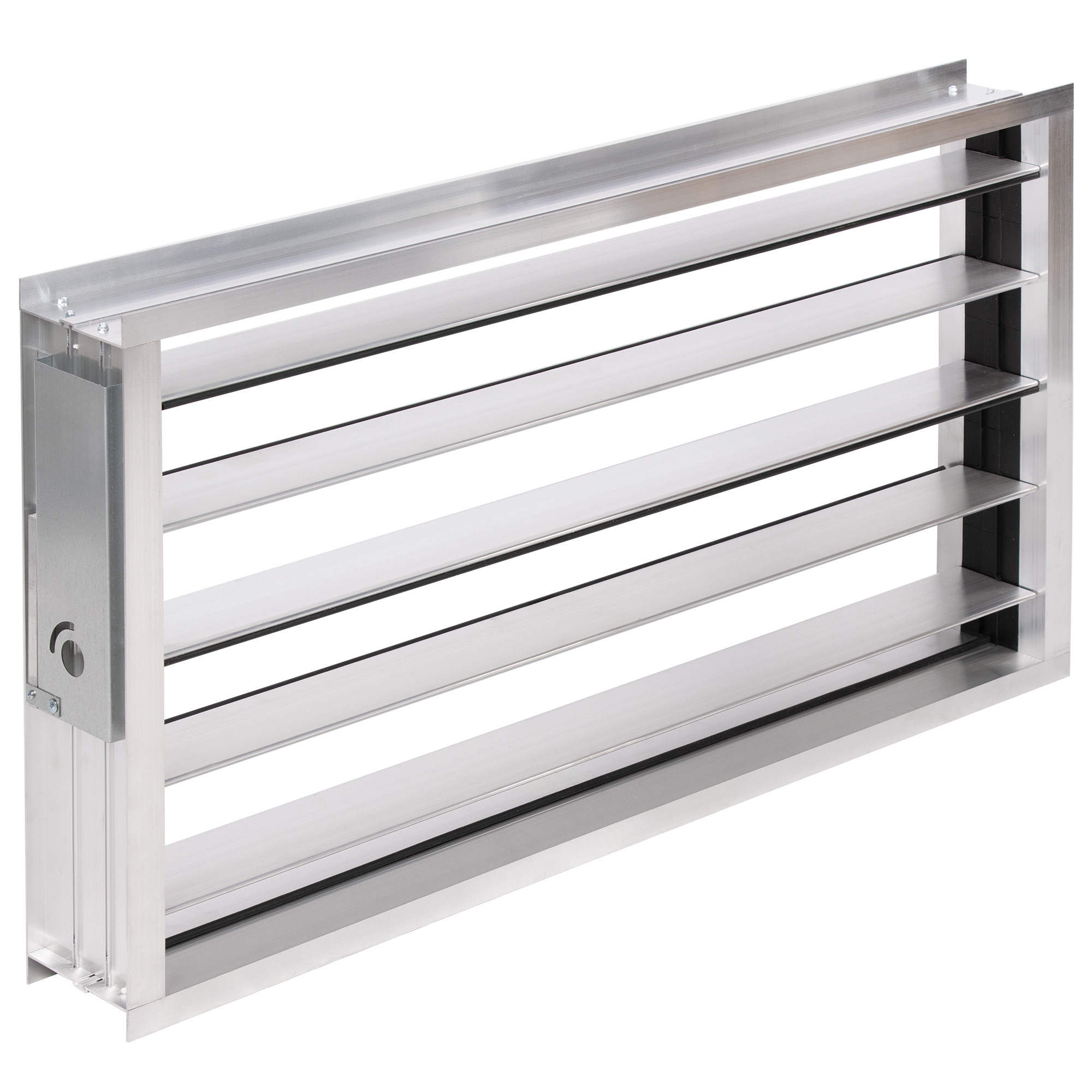 Клапан воздушный SHUFT DRr 100x250 с подставкой под электропривод