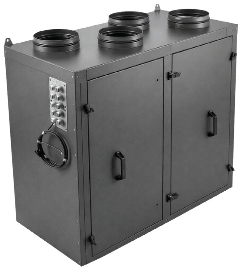 Приточно-вытяжная установка с роторным рекуператором RWN-RR-1000(50c)-ЕС-НЕ1,8-Classic(N)