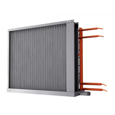 Теплообменник конденсатора TEF 100.К0, 650×650 мм, 3 ряда, левый
