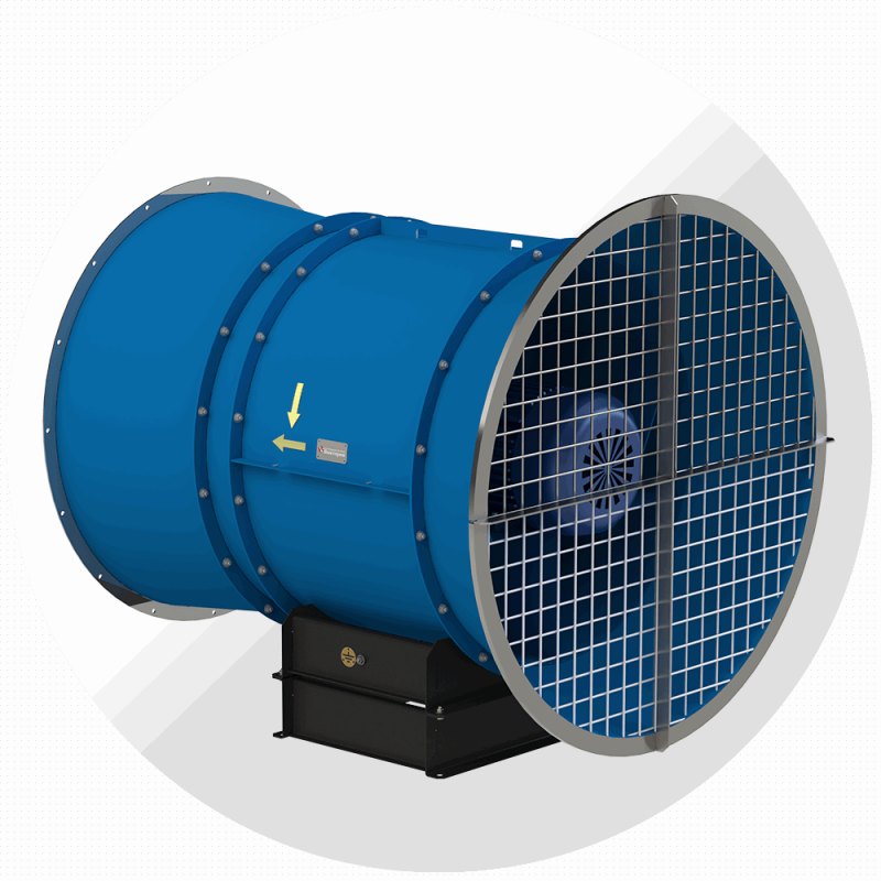 Установка вентиляторная приточная УВОП №12,5, Ø1250 мм