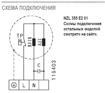 NZL-710 D4 02 вентилятор канальный — Схемы монтажа
