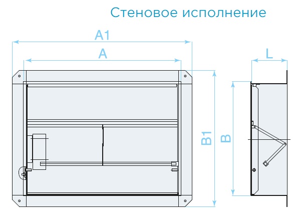 Технические характеристики — Клапан противопожарный DKS (КДМ-2М)/КДМ-3